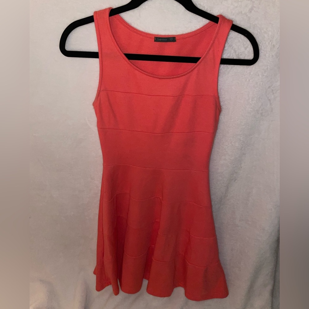 Coral dress